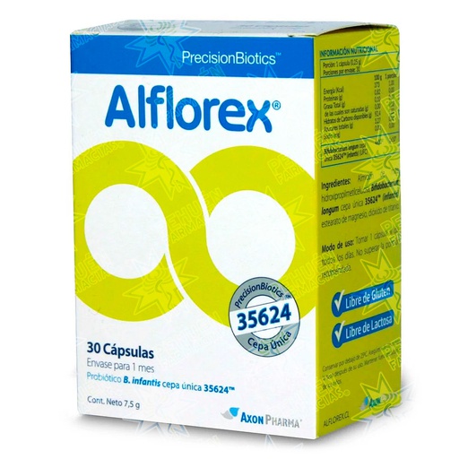 [5392000067417] Alflorex 1.000 mill. UFC 30 Cápsulas Axon Pharma - PrecisionBiotics