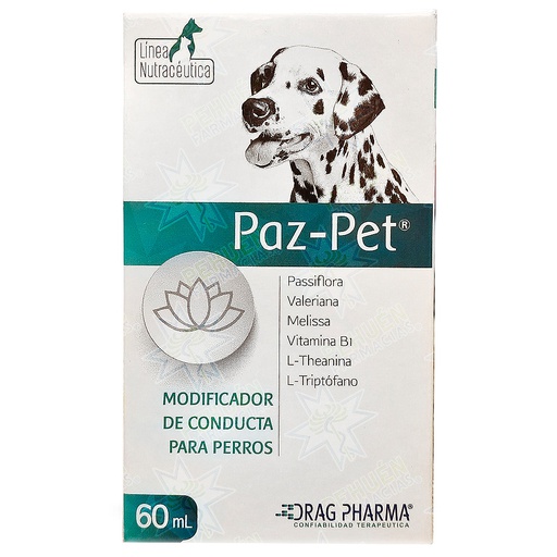 [7800006005589] Paz-Pet Perros Solución Oral 60 mL Drag Pharma
