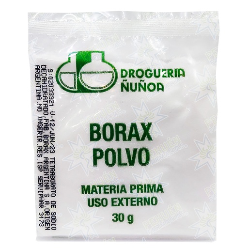 [7805357001051] Bórax Sachet 30 g Sachet Droguería Ñuñoa