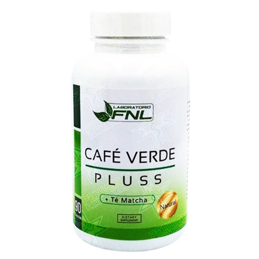 [7790201320191] Café Verde Plus 90 Cápsulas FNL