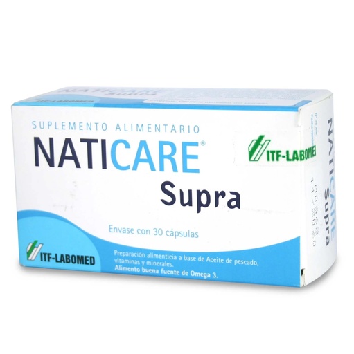 [7809591402506] Naticare Supra 30 Cápsulas Itf-Labomed