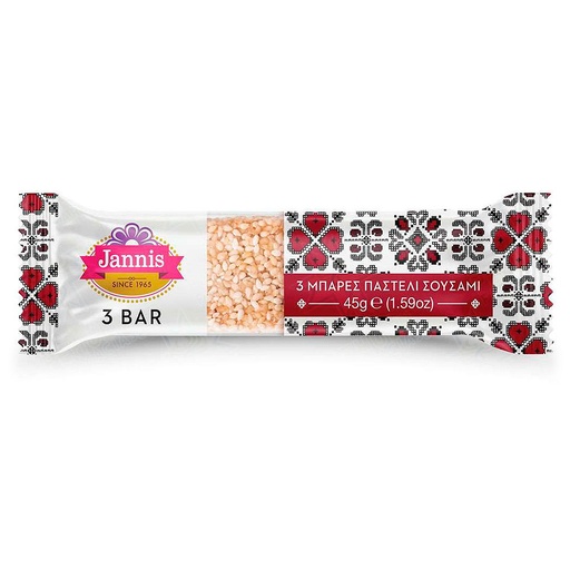 [5201041002137] Jannis 3-Bar Barra de Sésamo 15 g 3 Unidades