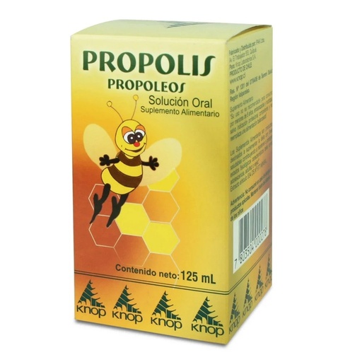 [7803504000278] Propolis Solución Oral 125 mL Knop Natural
