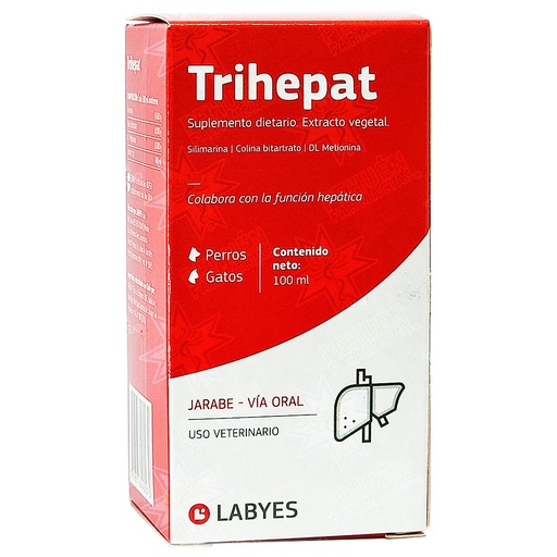 [7798176422070] Trihepat Gato/Perro Suspensión 100 mL Labyes