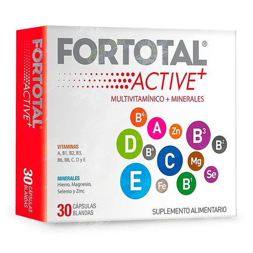 [7800063325422] Fortotal Active+ 30 Cápsulas Blandas Milab