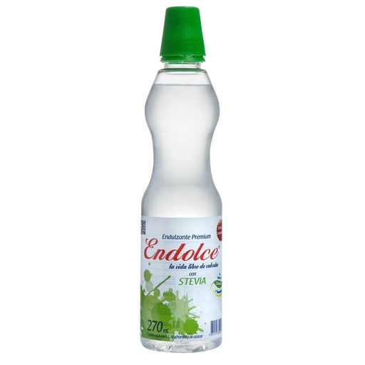 [7804918401873] Endolce Endulzante Líquido Stevia Sucralosa 270 mL Prater
