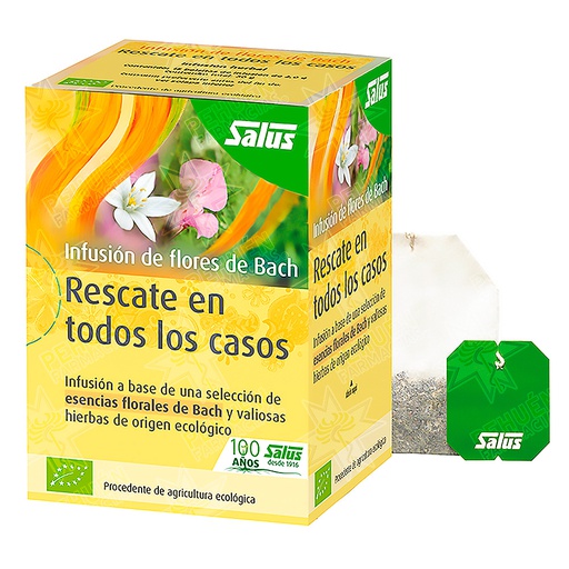 [4004148331138] Flores de Bach Infusión Rescate 15 Bolsitas Salus