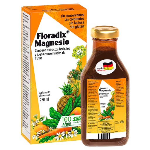 [4004148017711] Floradix Magnesio Solución Oral 250 mL Salus