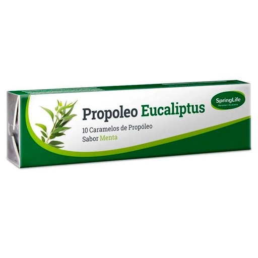 [7805633013884] Caramelos de Propóleo Eucaliptus 10 Unidades SpringLife