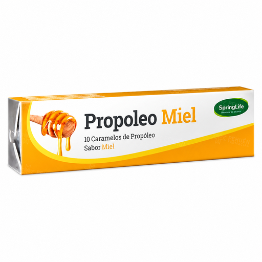 [7805633013891] Caramelos de Propóleo Miel 10 Unidades Springlife