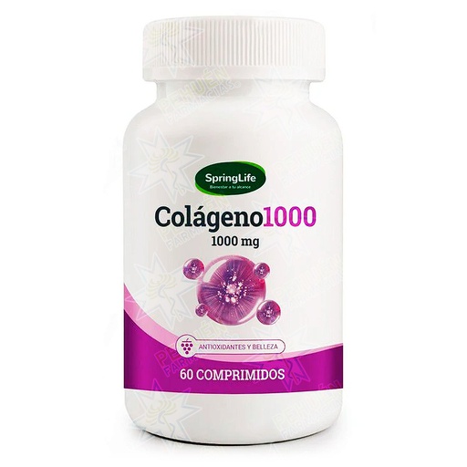 [7805633019176] Colágeno Hidrolizado 1000 mg 60 Comprimidos Springlife
