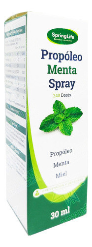 [7805633013662] Propóleo Menta Spray Oral 30 mL Springlife
