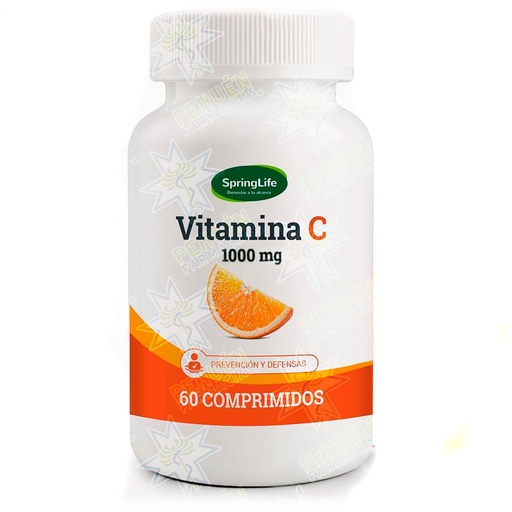 [7805633017516] Vitamina C 1000 mg 60 Comprimidos Springlife