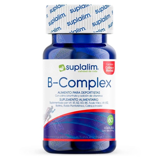 [7804616660961] B-Complex 60 Cápsulas Suplalim