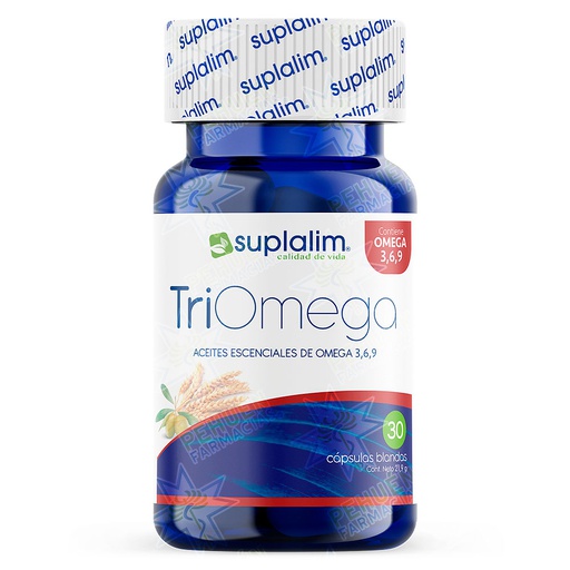 [7804616660572] Tri Omega 3-6-9 30 Cápsulas Blandas Suplalim