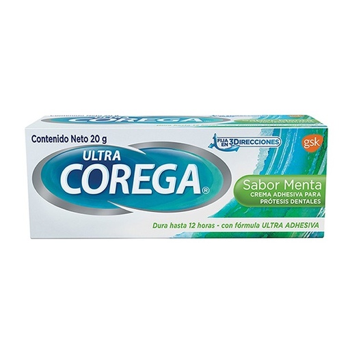 [7794640171710] Corega Ultra Menta Crema Adhesiva Prótesis Dentales 20 g GlaxoSmithKline