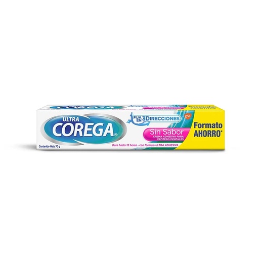 [7794640171758] Corega Ultra Sin Sabor Crema Adhesiva Prótesis Dentales 70 g GlaxoSmithKline