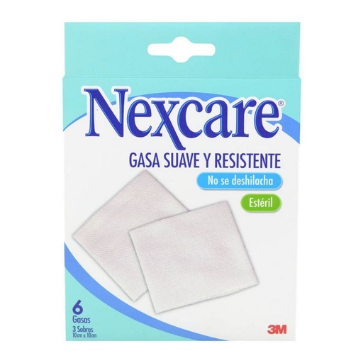 [7805070002779] Nexcare Gasa No Adherente 10 x 10 6 Unidades 3M