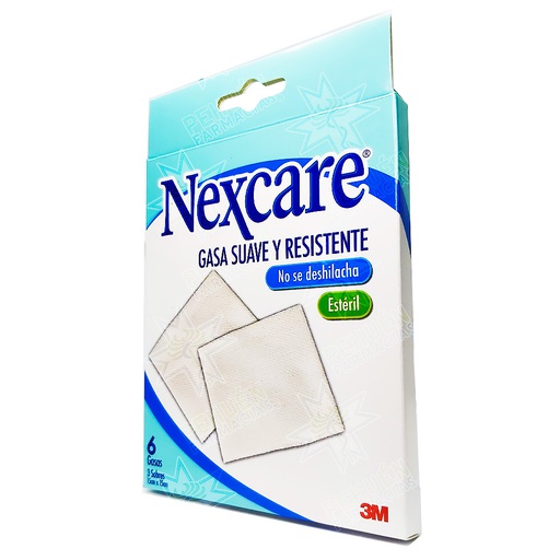 [7805070002786] Nexcare Gasa No Adherente 15 x 15 6 Unidades 3M