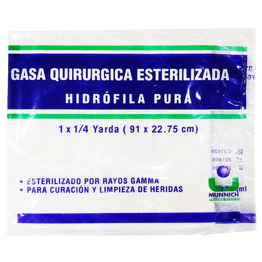[7805145105077] Gasa Estéril 91 x 22,75 cm Munnich P.M.