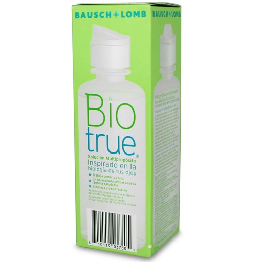 [310119037805] Bio True Solución Multipropósito 120 mL Bausch & Lomb