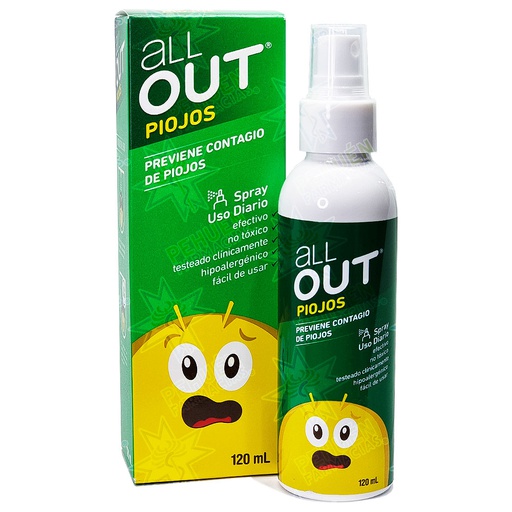 [7800004003709] All Out Spray Prevención Piojos 120 mL Maver