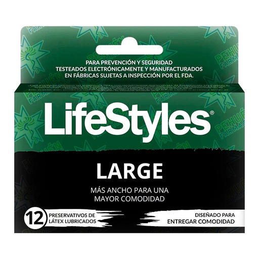 [7804918403488] Lifestyles Large 12 Preservativos Prater