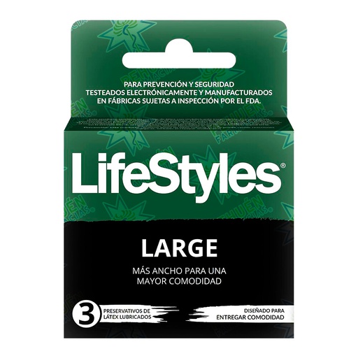 [7804918403495] Lifestyles Large 3 Preservativos Prater