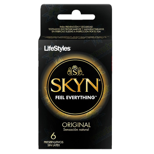 [7804918401842] Lifestyles Skyn Original 6 Preservativos Sin Látex Prater