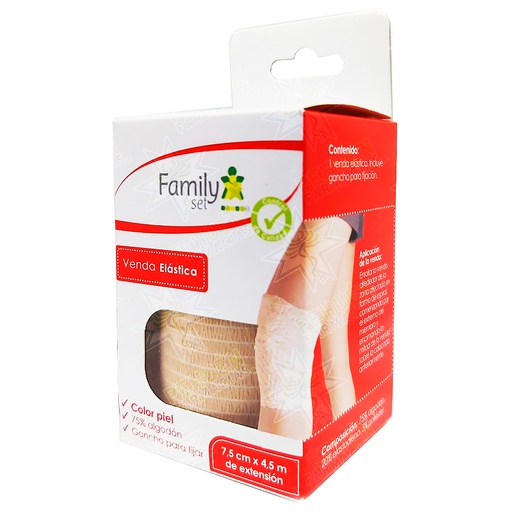 [7730910591017] Family Set Venda Elástica 7,5 cm x 4,5 m 