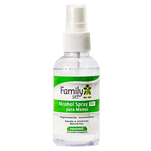 [7805633022374] Family Set Alcohol Spray 100 mL 