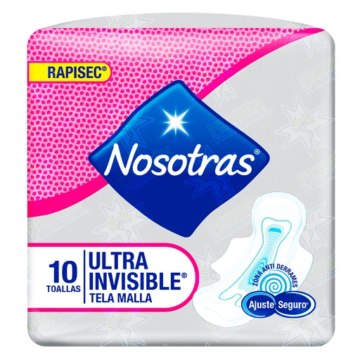 [7702026147020] Nosotras Ultra Invisible con Alas 10 Toallas Femeninas Familia S.A.