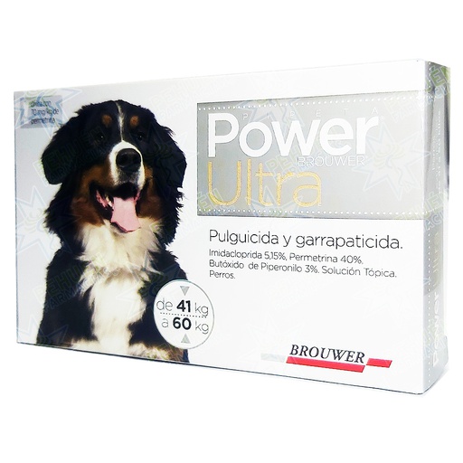 [7797600002390] Power Ultra Perros 41-60 kg Pipeta 10,5 mL Brouwer
