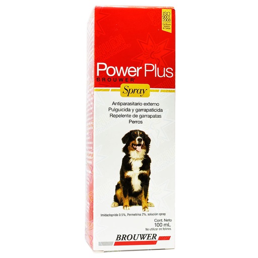 [7797600001324] Power Plus (2/0,5) % Antiparasitario Spray 100 mL Brouwer