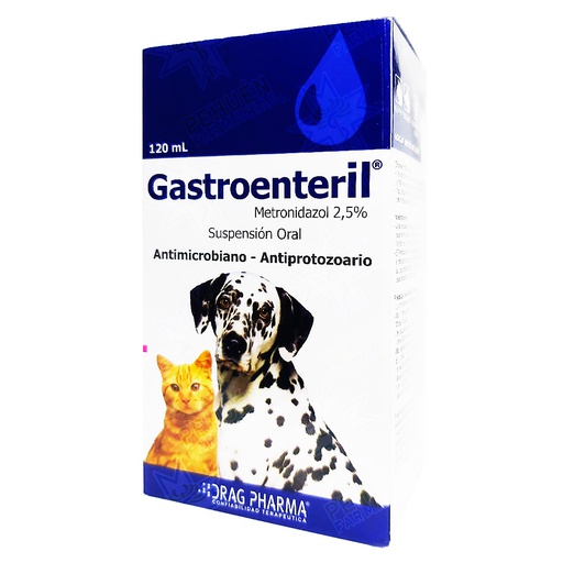 [7800006006975] Gastroenteril Gato/Perro 2,5 % Suspensión Oral 120 mL Drag Pharma