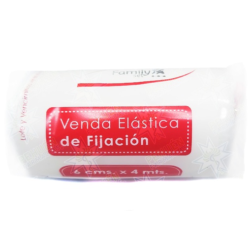 [7805633020509] Family Set Venda Elástica de Fijación 6 cm x 4 m