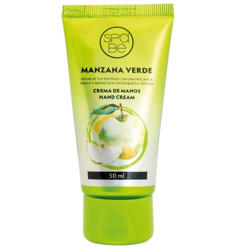 [7805633021742] Spa Be Crema de Manos Manzana Verde 50 mL