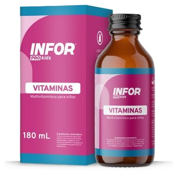 [7804918403570] Infortin Jarabe Sin Azúcar Cherry Solución Oral 180 mL Prater