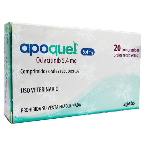 [5414736044200] Apoquel Perros 5,4 mg 20 Comprimidos Recubiertos Zoetis