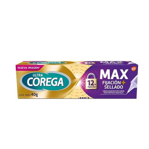 [7804900000251] Corega Ultra Máximo Sellado Crema Adhesiva Prótesis Dentales 40 g GlaxoSmithKline