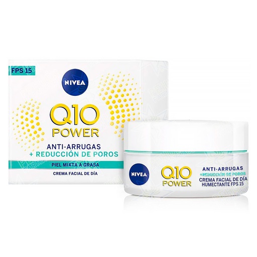 [4005900083333] Nivea Q10 Power Día Piel Mixta Grasa Crema Facial Antiarrugas 50 mL Beiersdorf