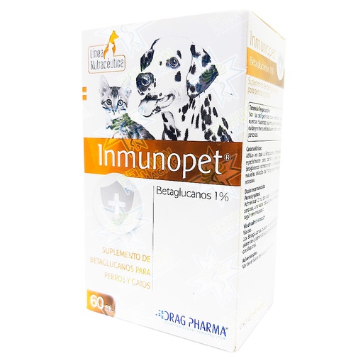 [7800006007521] Inmunopet 1% Gato/Perro Suspensión Oral 60 mL Drag Pharma