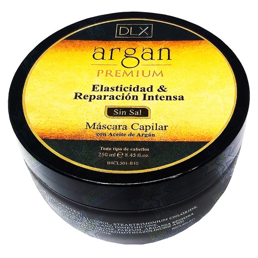 [783583000321] Dlx Argan Premium Máscara Capilar Sin Sal 250 mL Hair & Compliments