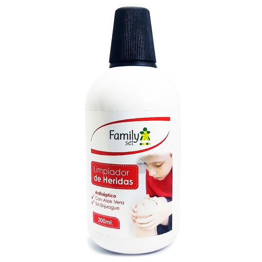 [7805633016397] Family Set Limpiador de Heridas 200 mL