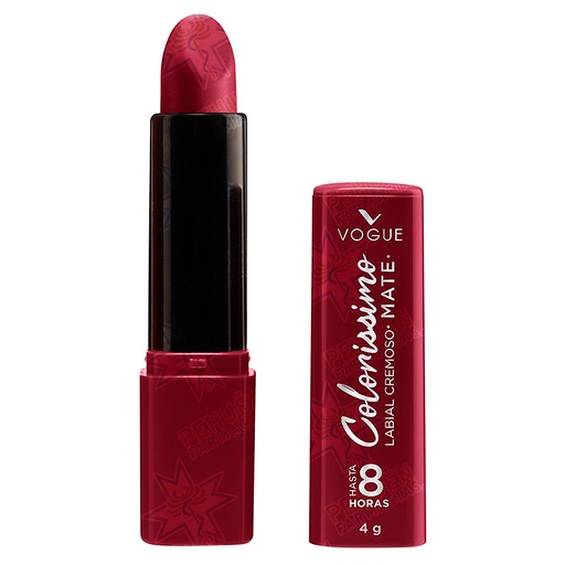 [7509552840469] Vogue Colorissimo Canela Intensa Labial Cremoso Mate 4 g