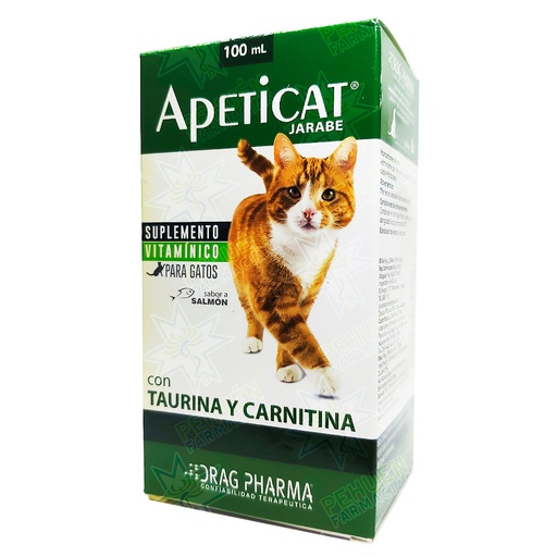 [7800006002908] Apeticat Gatos Jarabe 100 mL Drag Pharma