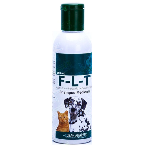 [7800006000546] F-L-T Gato/Perro (2,5/2) % Shampoo 150 mL Drag Pharma