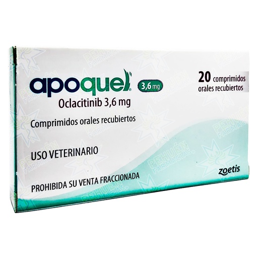 [5414736044194] Apoquel Perros 3,6 mg 20 Comprimidos Recubiertos Zoetis