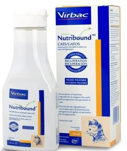 [7502010426854] Nutribound Gatos Recuperación Solución Oral 150 mL Virbac