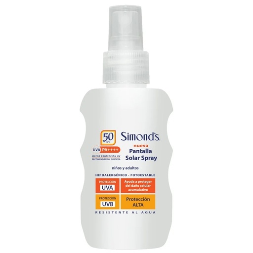 [7804945015005] Simond's FPS 50+ Pantalla Solar Spray 100 mL Durandin